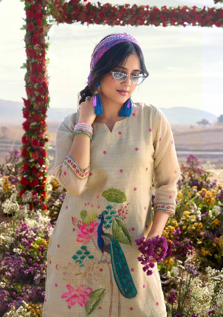Anju fabrics royal peacock coord set Kurtis for sale in Mumbai